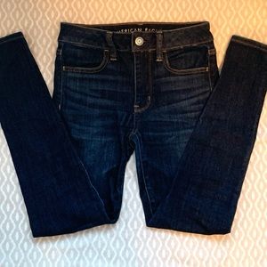 American Eagle high waisted next level stretch skinny jeans